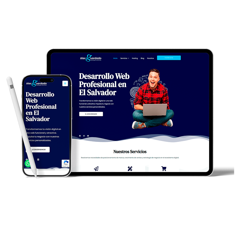 Diseño Web Alex Guardado