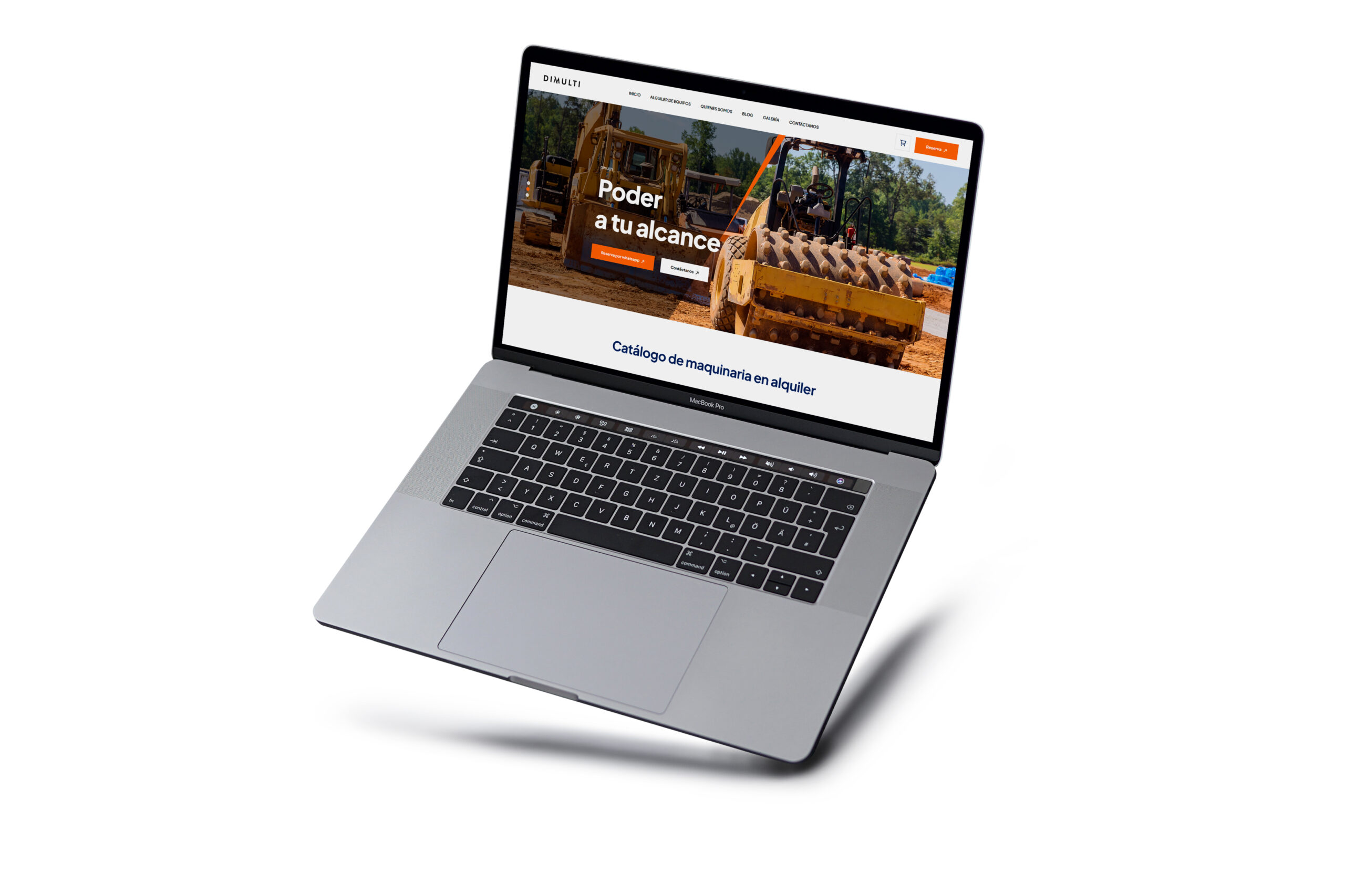 Landing page car rental